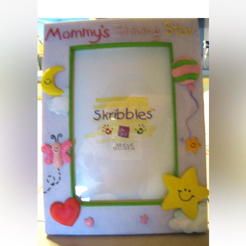 Skribbles Russ Mommy’s Shining Star 4”x 6” Baby Photo Picture Frame
